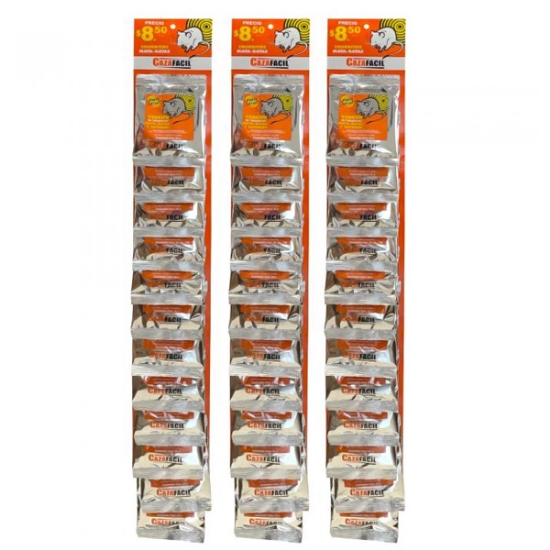 Imagen de PALLET VENENO EN CHURITOS MATARATA  CON 12 SOBRES DE 20GR C/U  CAZAFACIL