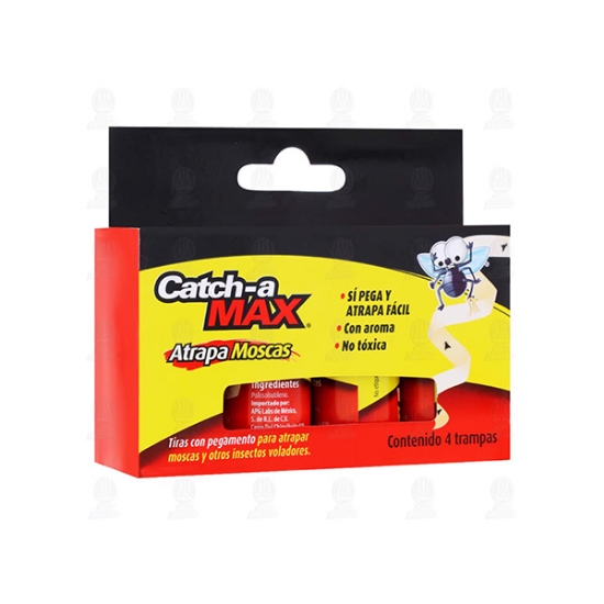 Imagen de TRAMPA MOSCA PEGAMENTO CON 4 PZAS CATCH-A MAX