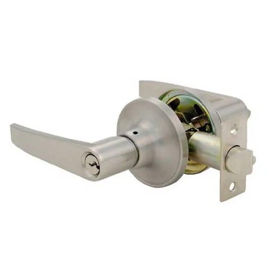 Imagen de CERRADURA MANIJA ENTRADA CANNES NIQUEL SATINADO FANAL 90450-042