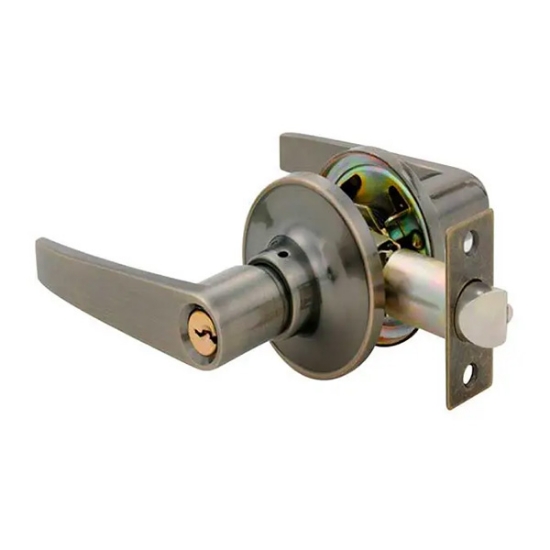 Imagen de CERRADURA MANIJA ENTRADA CANNES LATON ANTIGUO FANAL 90450-040