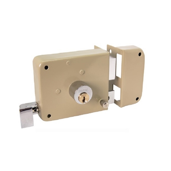 Imagen de CERRADURA 170 SOBREP DER BEIGE FANAL INSTA FACIL FANAL 170MFBD