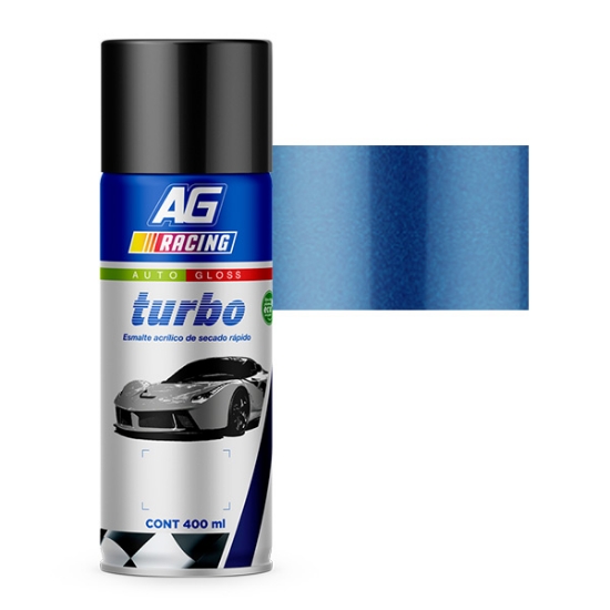 Imagen de ESMALTE AZUL METALICO AEROSOL TURBO AT77905 MASTER AM81105