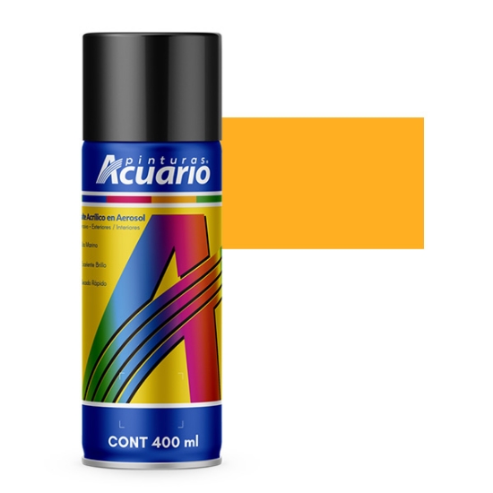 Imagen de ESMALTE AMARILLO CROMO AEROSOL ACUARIO AA77805