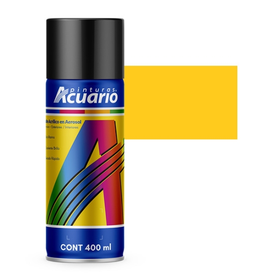 Imagen de ESMALTE AMARILLO LIMON AEROSOL ACUARIO AA75605