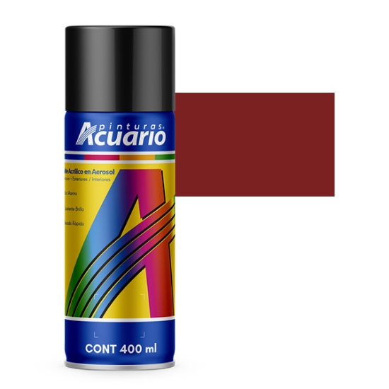 Imagen de ESMALTE ROJO OXIDO AEROSOL ACUARIO AA75405
