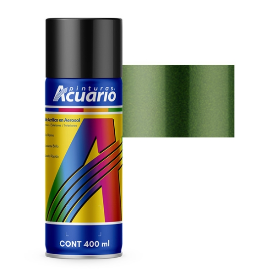 Imagen de ESMALTE VERDE METALICO AEROSOL ACUARIO AA78105
