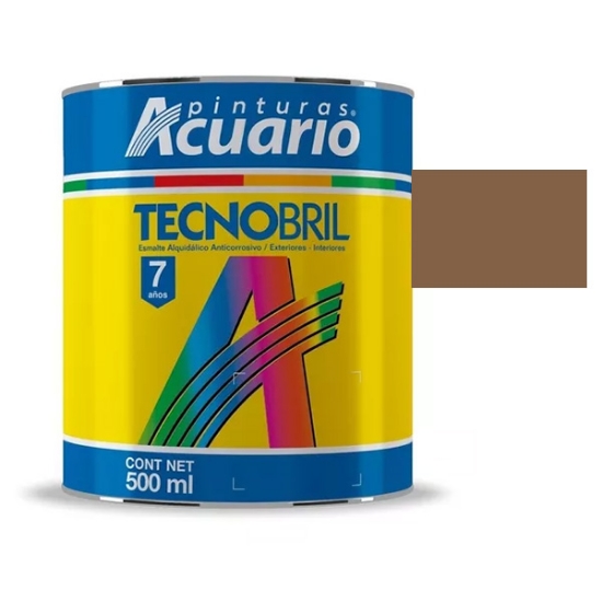 Imagen de ESMALTE 1/2 LT  TECNOBRIL CHOCOLATE CLARO ACUARIO EV24905