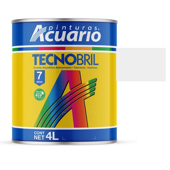 Imagen de ESMALTE 4 L BLANCO TECNOBRIL ACUARIO EV20040