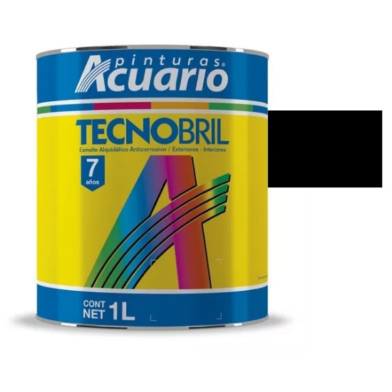 Imagen de ESMALTE 1 L NEGRO TECNOBRIL ACUARIO EV20110
