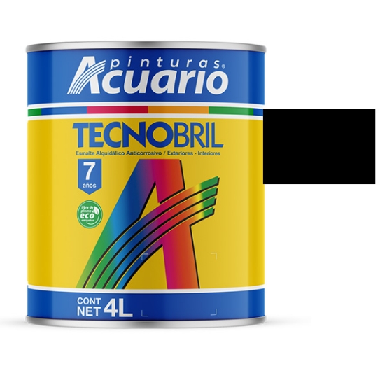 Imagen de ESMALTE 4 L NEGRO TECNOBRIL ACUARIO EV20140