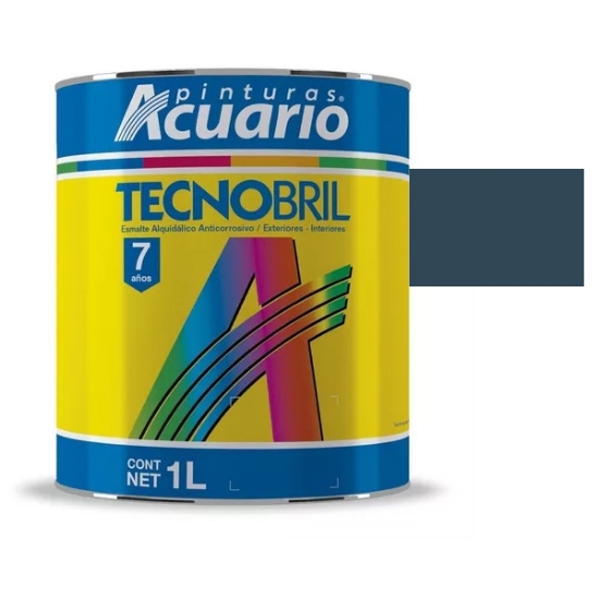 Imagen de ESMALTE DE 1 L AZUL FUERTE TECNOBRILL ACUARIO EV20310