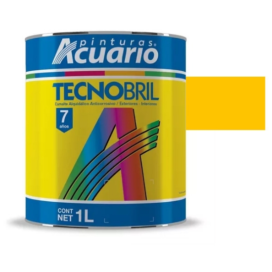 Imagen de ESMALTE DE 1 L AMARILLO LIMON TECNOBRILL ACUARIO EV21210