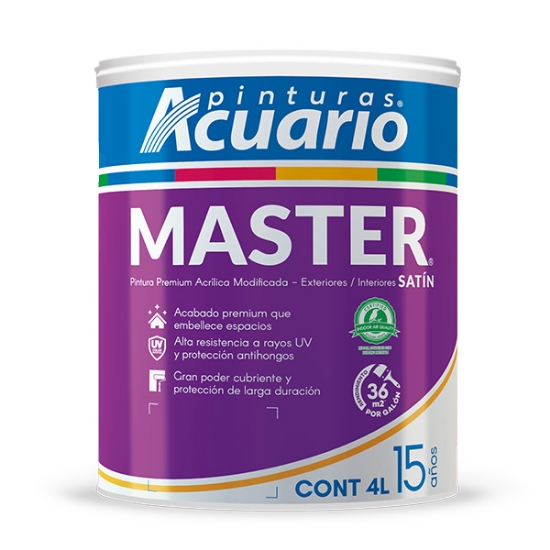 Imagen de D 1 BASE  PASTEL 4 L MASTER ACUARIO VA15040