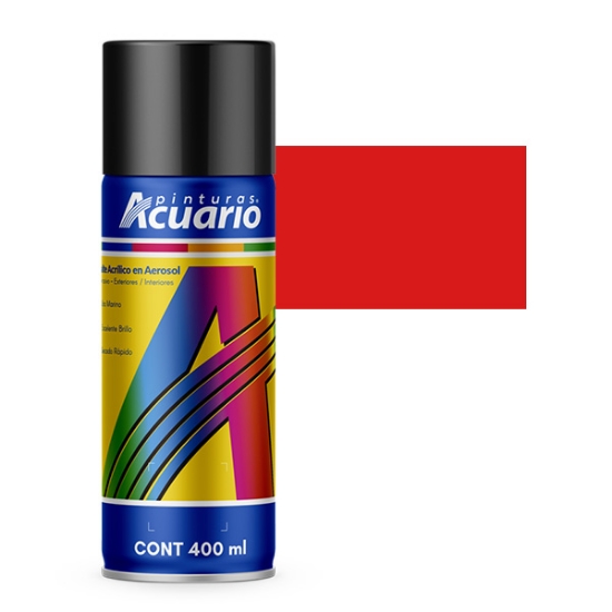 Imagen de ESMALTE ROJO TOMATE AEROSOL ACUARIO AA73805