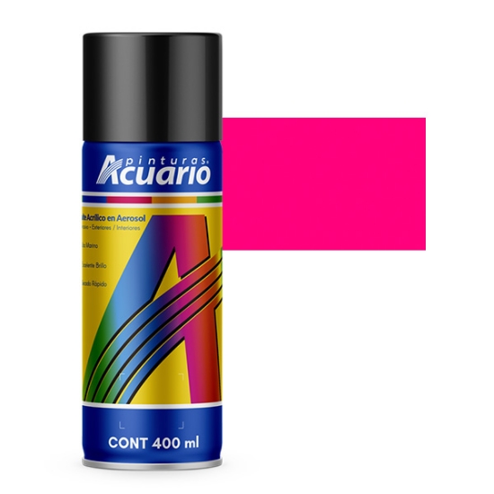 Imagen de ESMALTE ROSA FLUORESCENTE AEROSOL ACUARIO AA76505
