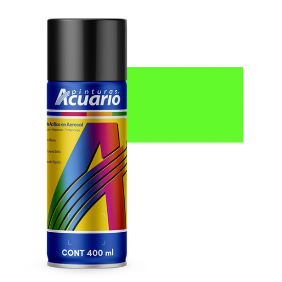 Imagen de ESMALTE VERDE FLUORESCENTE AEROSOL ACUARIO AA75705