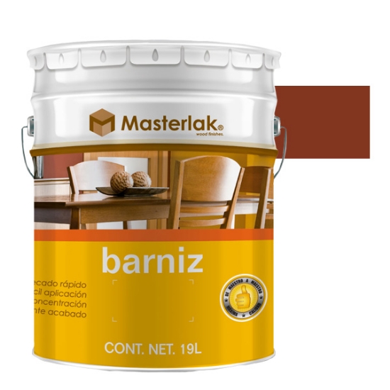 Imagen de D 1 BARNIZ 19 L CAOBA CLASICO MASTERLAK ACUARIO MM95490