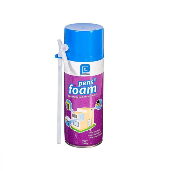 Imagen de ESPUMA EXPANDIBLE PENS FOAM AMARILLO LATA 350 ML PENNSYLVANIA 4SPO00238