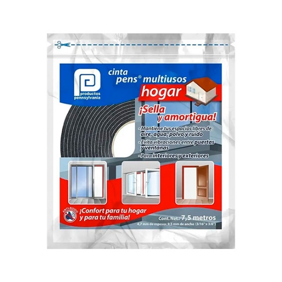 Imagen de CINTA V748 1/4X1/4 NEGRO ROLLO PENNSYLVANIA 3CSE00084