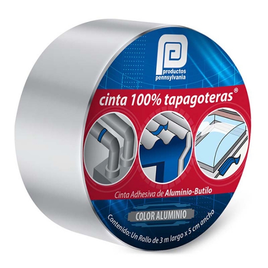 Imagen de CINTA 100% TAPAGOTERAS 5 CM GRIS PENNSYLVANIA 4CBU00025
