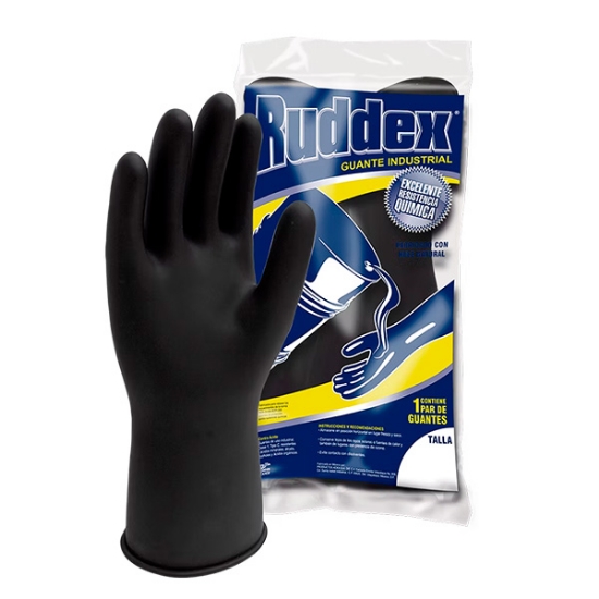 Imagen de GUANTE 7 RUDDEX NEGRO 28 CM ADEX RX28