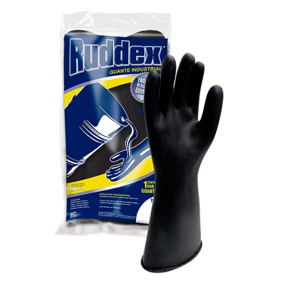 Imagen de GUANTE 7 RUDDEX NEGRO 35 CM ADEX RX35