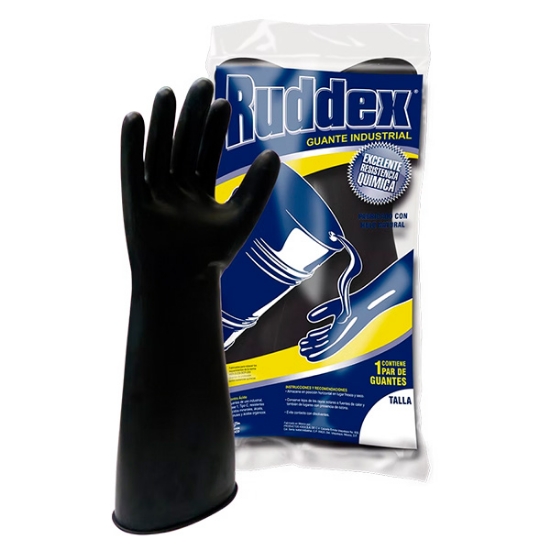 Imagen de GUANTE 7 RUDDEX NEGRO 45 CM ADEX RX45