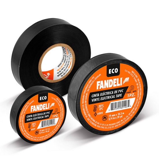Imagen de CINTA AISLAR USO GENERAL 19MM X 9.1M FANDELI  80105