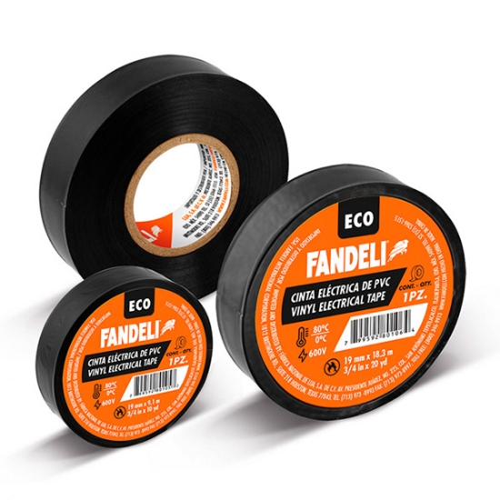 Imagen de CINTA AISLAR USO GENERAL 19MM X 18.3M FANDELI 80106