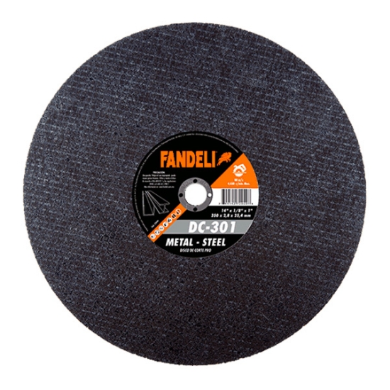 Imagen de DISCO METAL-STEEL  14" 355  X 3.0 X 25.4  FANDELI 72949
