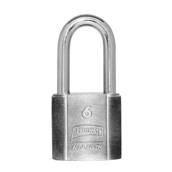 Imagen de CANDADO 40 MM 6 GANCHO CORTOPHILLIPS1512193